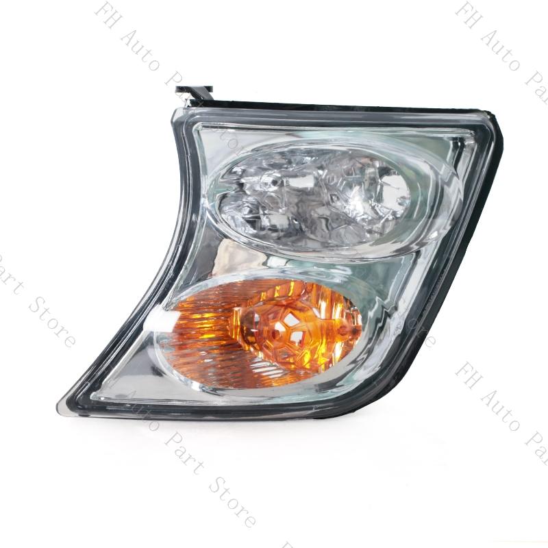 Car Front Bumper Headlight Side Marker Corner Turn Signal Light Lamp No Bulb For Nissan Patrol Y61 2001 2002 2003 2004