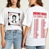 Maglietta Tour Romantico 2026 Bruno Mars Nuovi Spettacoli Concerto Fan Grafica Musicale T-shirt Comoda Cotone Morbido Top Unisex Girocollo Abbigliamento