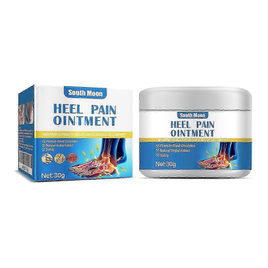 2 Pieces South Heel Pain Paste Heel Spurs Pain Relief Rigid Arch Strain Pain Massage Crea