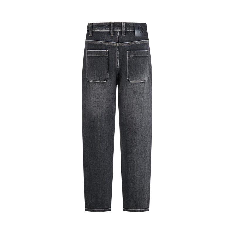 NVG·YOUNG Men's Retro Washed Loose Straight Jeans