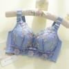Embroidered Bra for Women Gathering and Collecting Accessory Bras Adjustable Bra Without Steel Rings