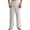 Men's Large Size Straight Trousers Loose Trend Casual Trousers Linen Breathable Sports Trousers Man