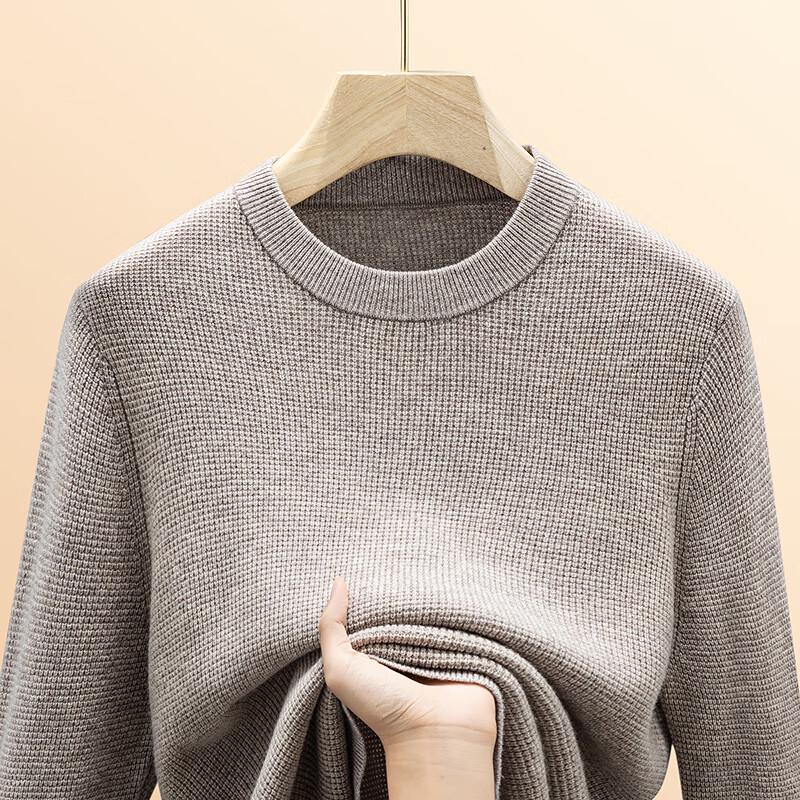 

Мужской свитер FAPAI из мериносовой шерсти и кашемира с круглым вырезом XL (52)