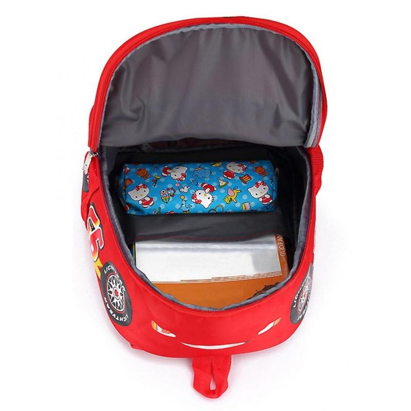 Lightning Mcqueen The Cars Kids Cartoon Backpacks School Bag Gifts