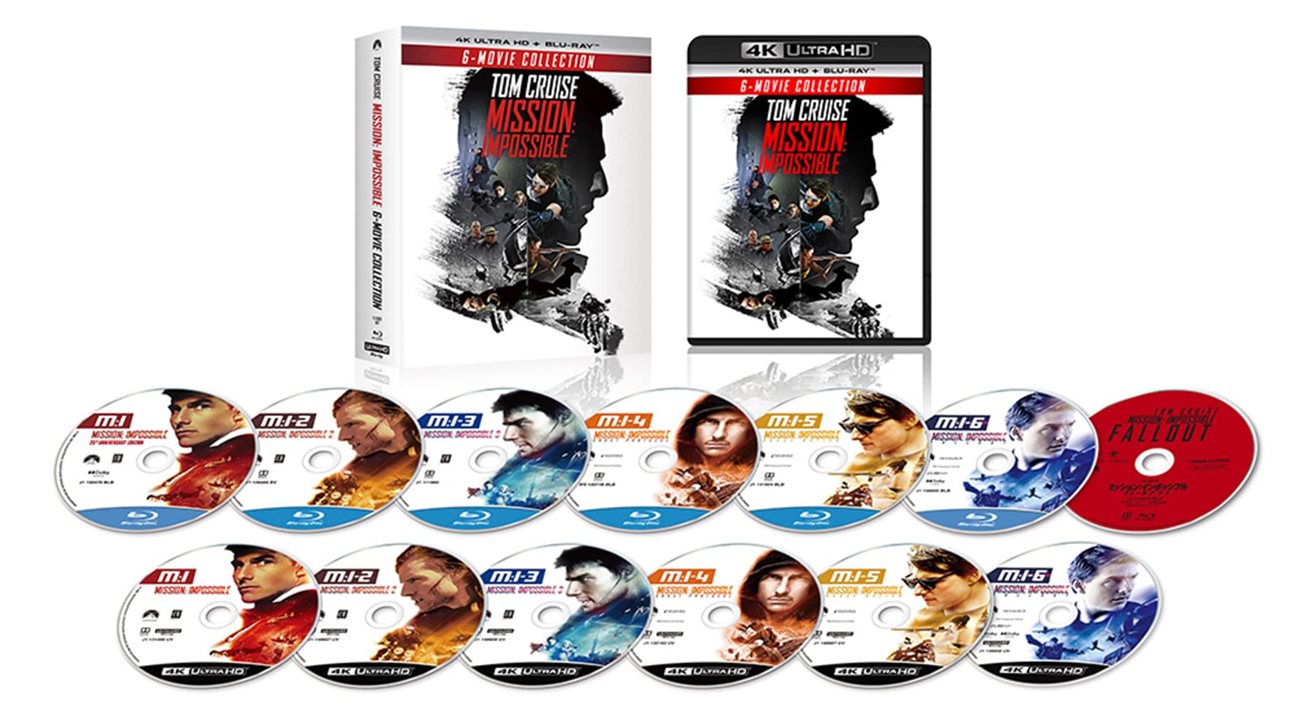 

Impossible 6 Movie Collection ULTRA HD ULTRA HD Mission (4K + Blu-ray set) [4K + Blu-ray]