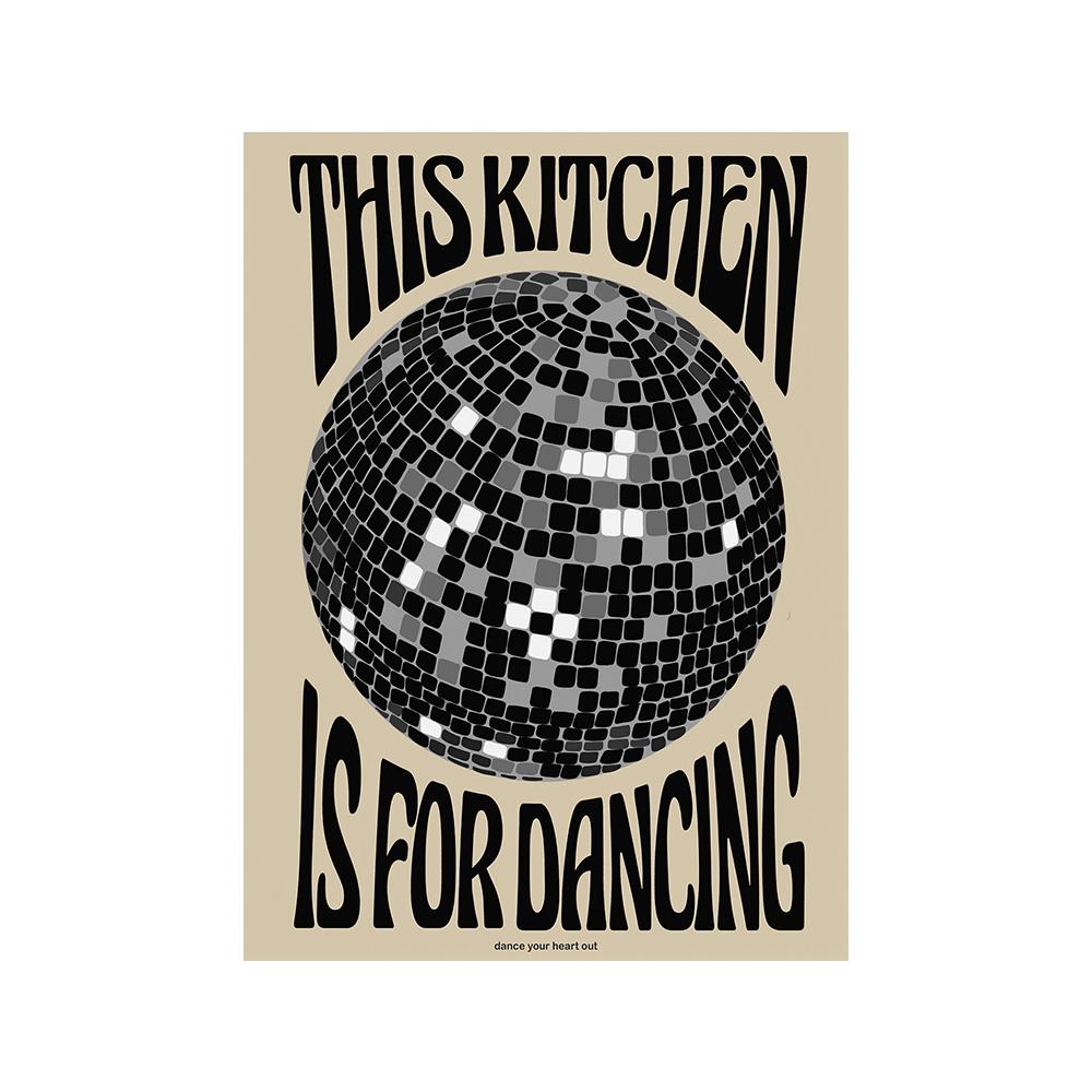 

Минималистская эта кухня для танцев цитата холст картина винтаж диско настенное искусство постер печать картина кухня бар домашний декор 30x40cm No Framed