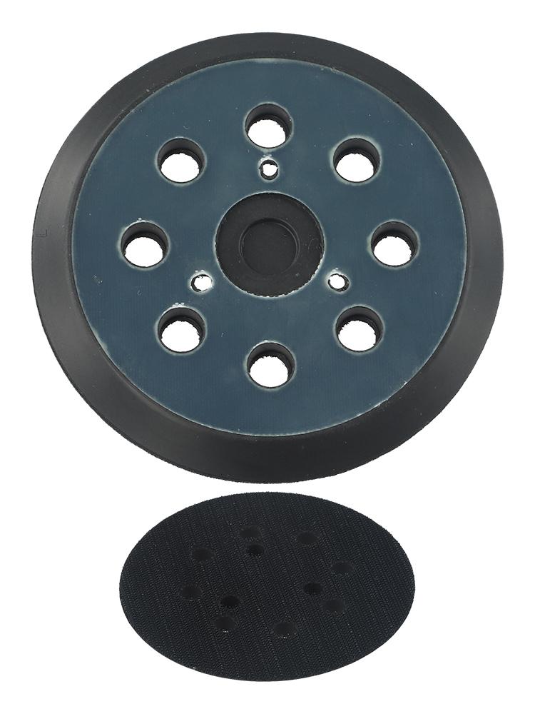 1 Stück 125mm 5 Zoll 8 Löcher Exzenterschleiferteller Elektrisch Rund Klettverschluss Trägerteller Für BO5010/K BO5021/K BO5030/K Exzenterschleifer
