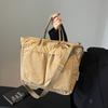 New Commuter Messenger Bag Women's Simple Literary and Versatile Shoulder Bag Office Worker Large-capacity Storage Handbag