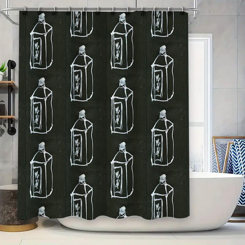 

Shower Curtain Botanical Floral Vintage Farmhouse Rustic Bathroom Decor Nature Plants Washable Fabric Liner W60H190(CM)-1 Pcs