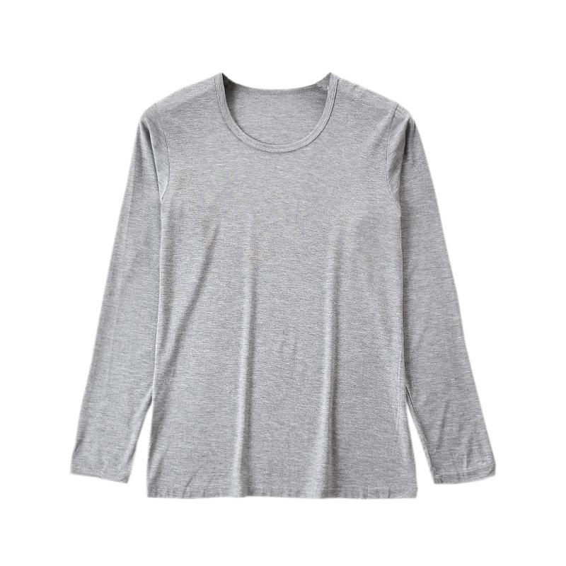 Men's Plus Size Cotton Wool Blend Base Layer Long Sleeve Top