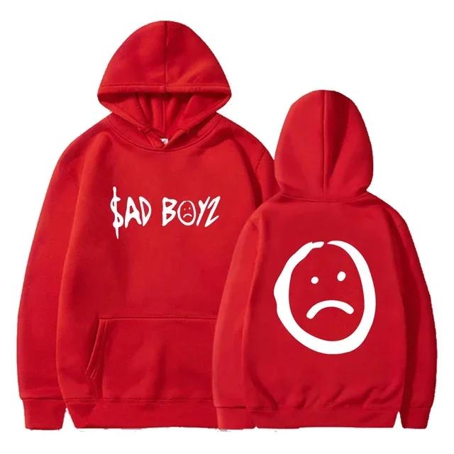 2025 Junior H Sad Boyz Hoodie World Tour Merch Long Sleeve Streetwear Men Women Hooded Sweatshirt Hip Hop Clothes
