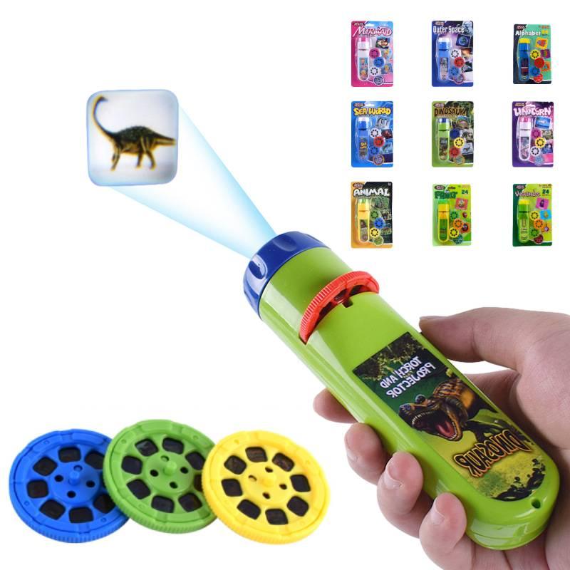 Children's Led Projection Toy With Dinosaur Style Develop Visual And Intellectual Skills
