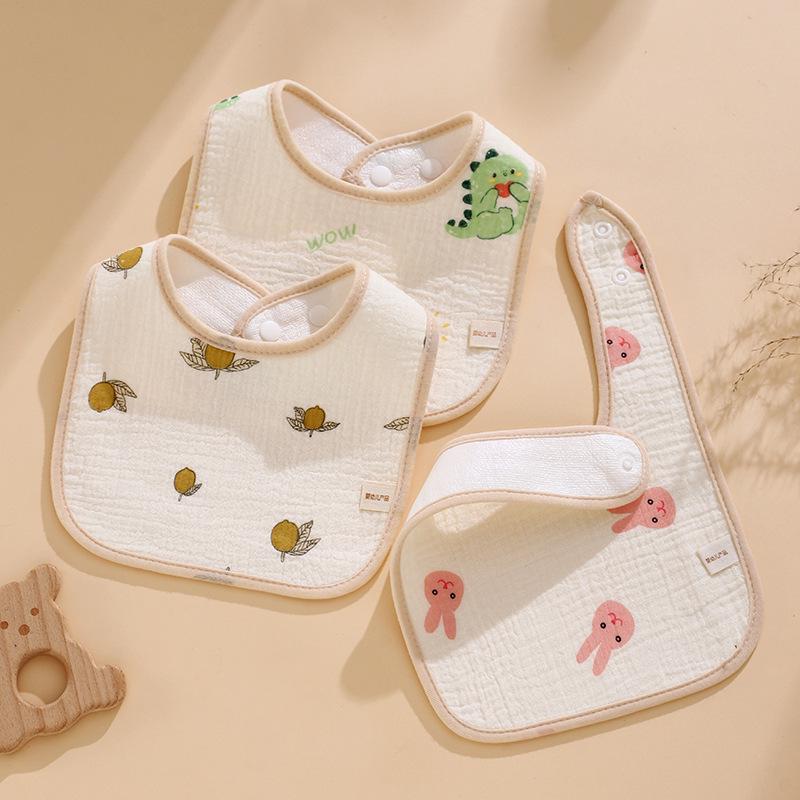 Baby Waterproof U-Shaped Cotton Gauze Bib