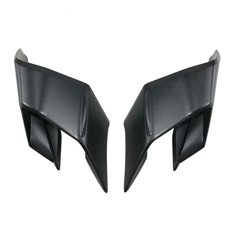 For Yamaha YZF R1 R1M 2015-2023 2024 Motorcycle Winglet Aerodynamic Wing Kit Spoiler Black Moto Fairing Side Winglets Left Right