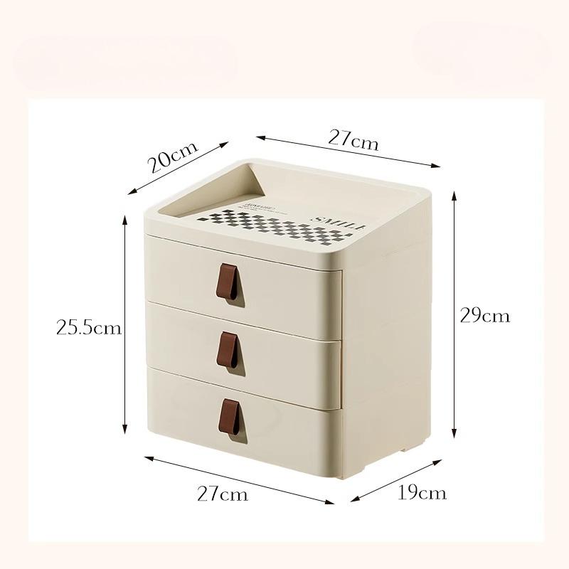 Desktop Cosmetics Storage Organizing Box Big Capacity Home Decor Makeup Storage Rack Stationery Drawer Storage Box Organizer