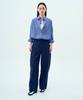 KOBKINO Cotton Stitch Pants (Navy)
