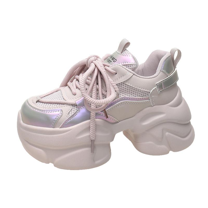 Women's new spring and summer women's shoes heightened platform casual women's shoes versatile and popular sports trendy shoes