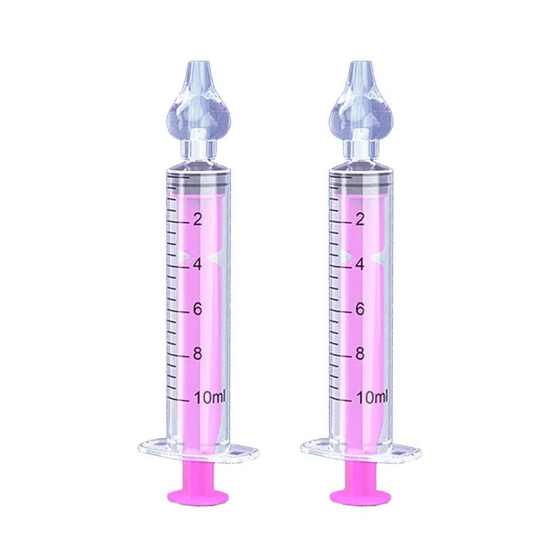 10ML/20ML Baby Nose Cleaner Needle Tube Nasal Aspirator Reusable Baby Rhinitis Nasal Washer Syringe Nasal Irrigator for Children