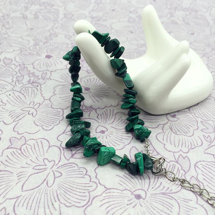 Natural tourmaline powder amethyst pomegranate lapis lazuli obsidian gravel bracelet, a variety of irregular women's jade bracelets