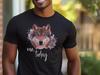Majestic Wolf Watercolor T-Shirt - Wildlife Animal Art Print Tee - Nature Lover Gift