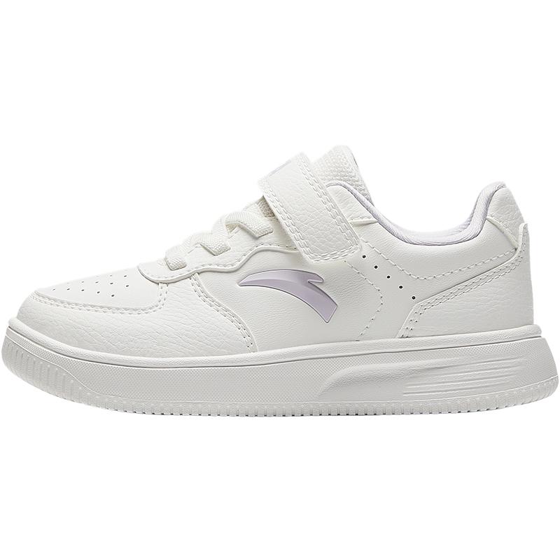 Anta Kids Synthetic Leather Trendy Fashion Comfortable Versatile Lightweight Shock Absorption Low-Top Kids Skate Shoes Kids Sneakers A22449988-2