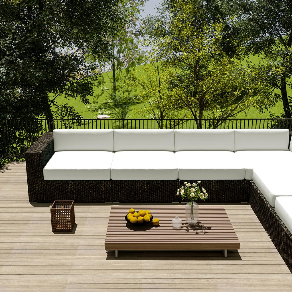 Stretch-Sofa-/Couch-Kissenbezüge, Terrassen-/Outdoor-Kissenbezüge, Ersatz, wasserdichte Sofabezüge, Schonbezüge, waschbarer Möbelschutz für Haustiere