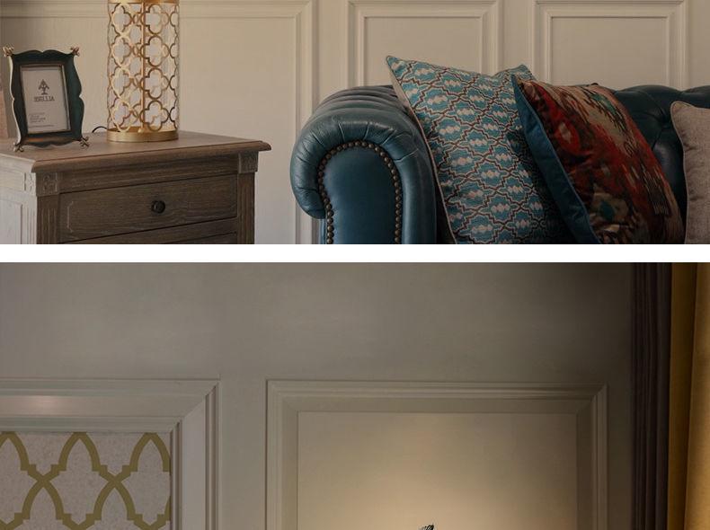 Retro European-Style Peacock Wall Lamp for Living Room or Bedroom Decor