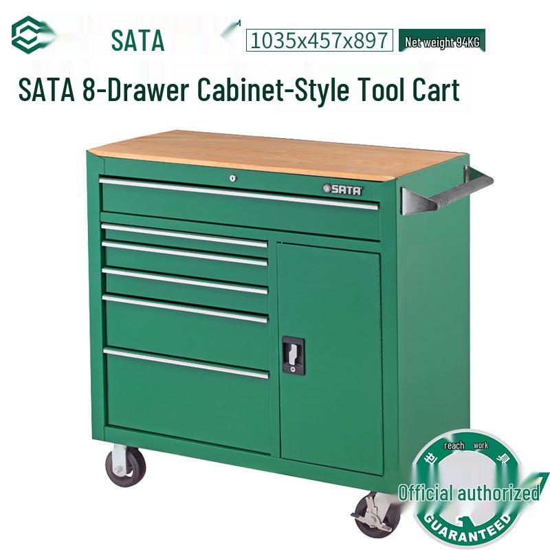 SATA Eight-Drawer Tool Cabinet for Auto & Machine Repair (95109)