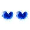 Long Feather Hoop Earrings for Women, European and American Style 2026 New Exaggerated Trendy Influencer Accessories for Travel Photography