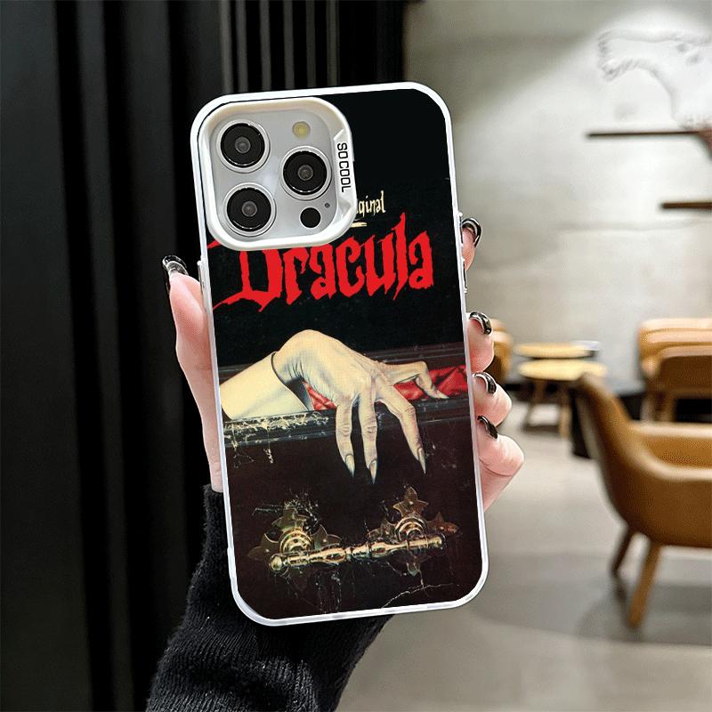 Gothic Vampire Scarlet Art Soft Phone Case for iPhone 15 16 17 Pro Max 17Air 16E 14 Plus 13 12 Mini Shockproof Cover Back Shell