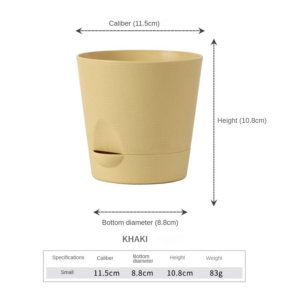Multicolor Flowerpot Preservative Khaki Detachable Bottom Flower Pot Home Supplies Breathable Flower Pot Lightweight Material