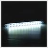 2x Car Flexible White/Amber 240 LED Fishbone Style Switchback Flowing Turn Signal Light DRL  Knight Rider Strip Light Headlight Waterproof