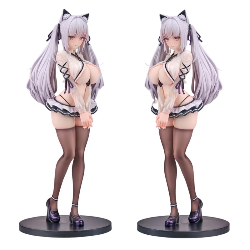 26CM Maxcute Hentai Alvina-chan Uniform Bunny Girl Figure PVC Action Anime Model Game Statue Adult Collectible Doll Toys Gift