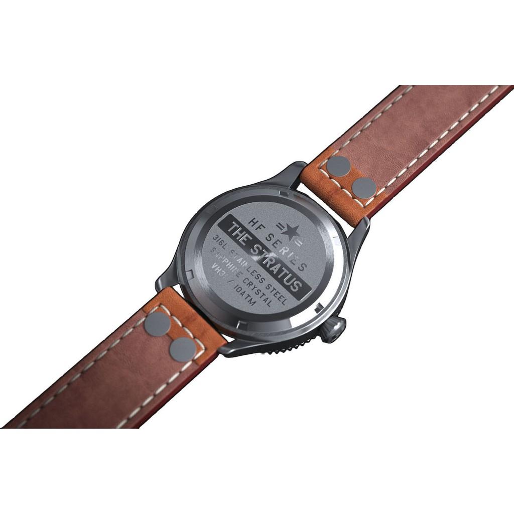 Hemel Stratus Matte Black With Super-LumiNova Dial Quartz HF6 100M Men's Watch