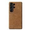 YMW Retro Genuine Leather Case for Samsung Galaxy S26 S25 Ultra Luxury Business Sheepskin Phone Cases