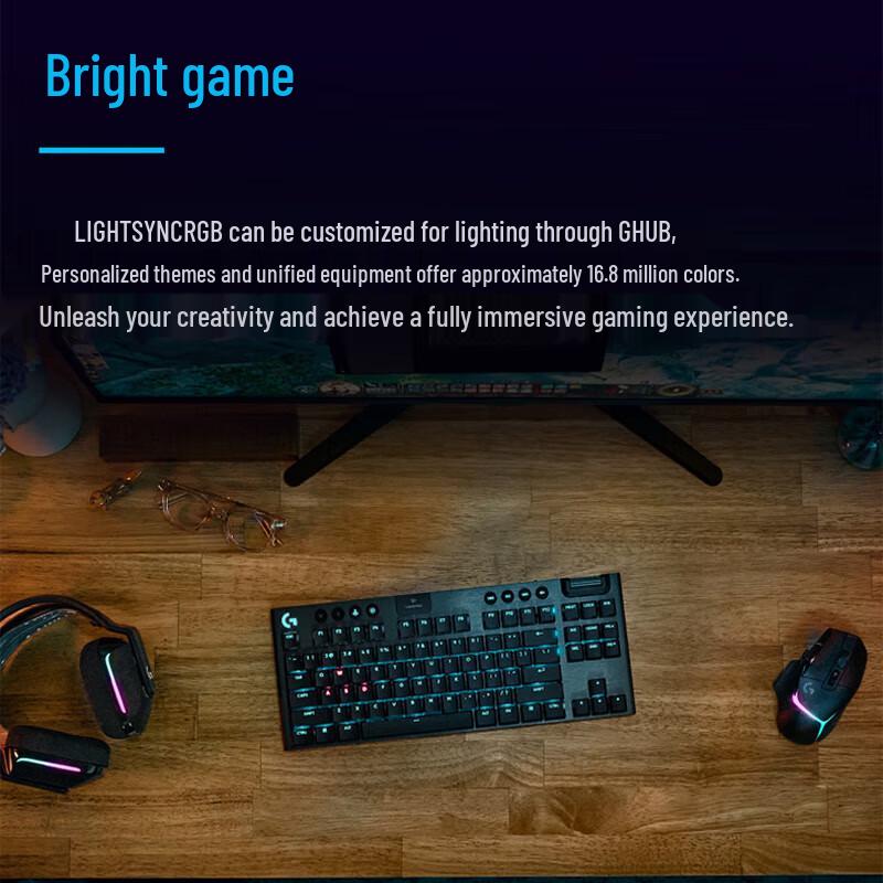Logitech G915 TKL LIGHTSPEED Wireless RGB Mechanical Gaming Keyboard