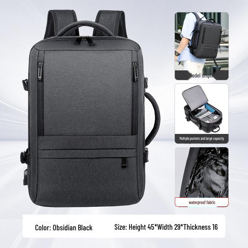 Špičkový vodotěsný batoh pro podnikání, cestování a dojíždění - Unisex módní design pro notebooky a běžné nošení