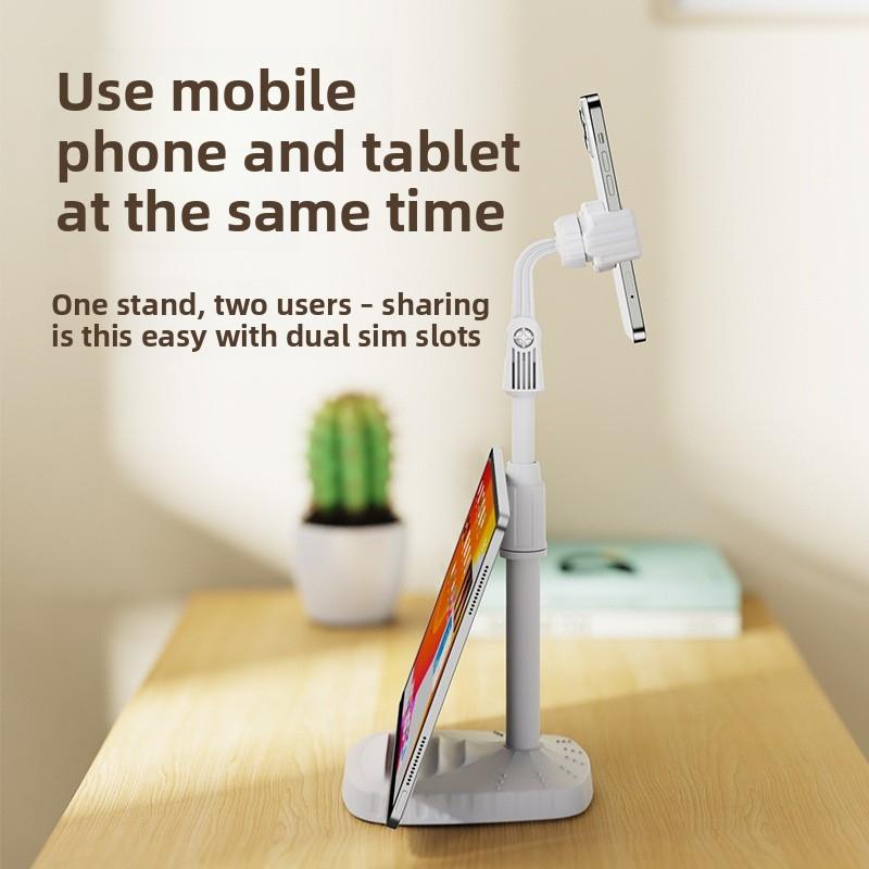 Mobile Phone Stand Holder, Desktop Live Streaming Bracket, Floor-standing, Lazy Person's Computer, Invisible Selfie