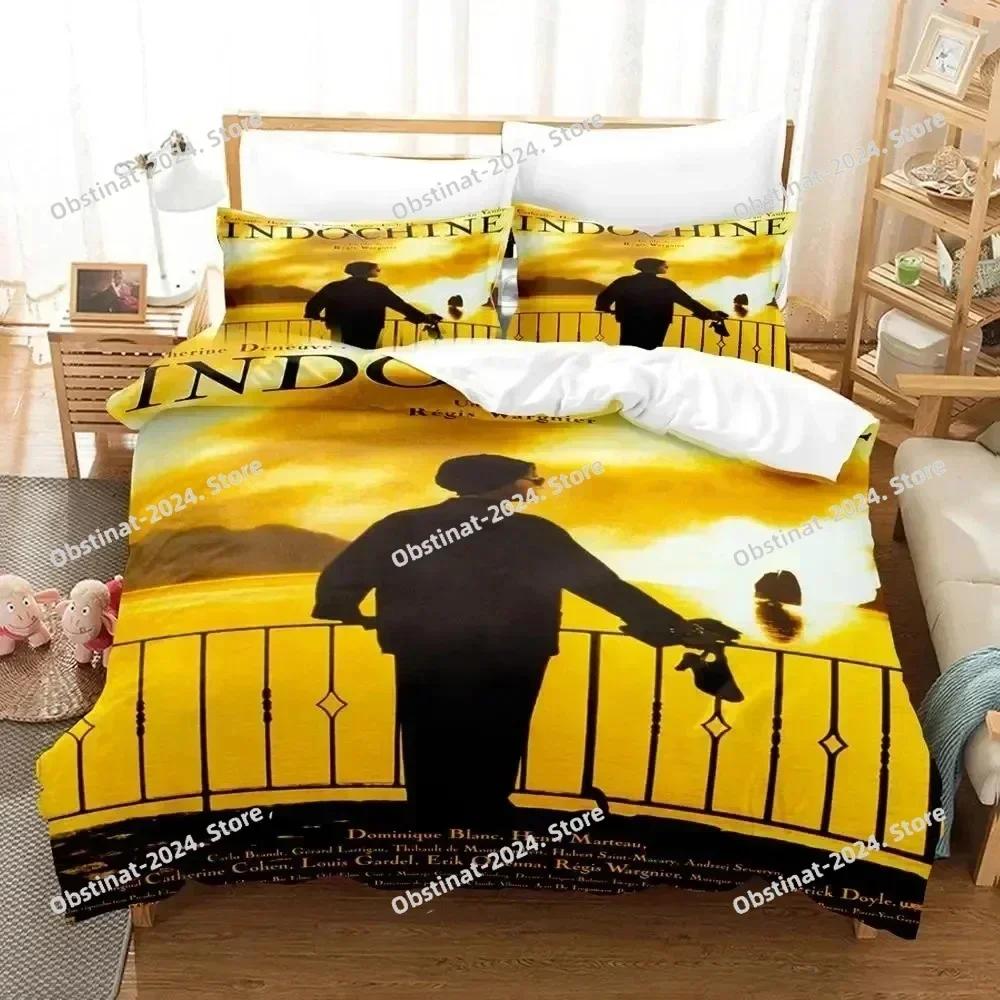 Fashion 3D Indochine Bedding Set Printed single Comforter Quilt Bed Cover Duvet Cover Pillow Case 3 Pieces Sets Kids Adult Size