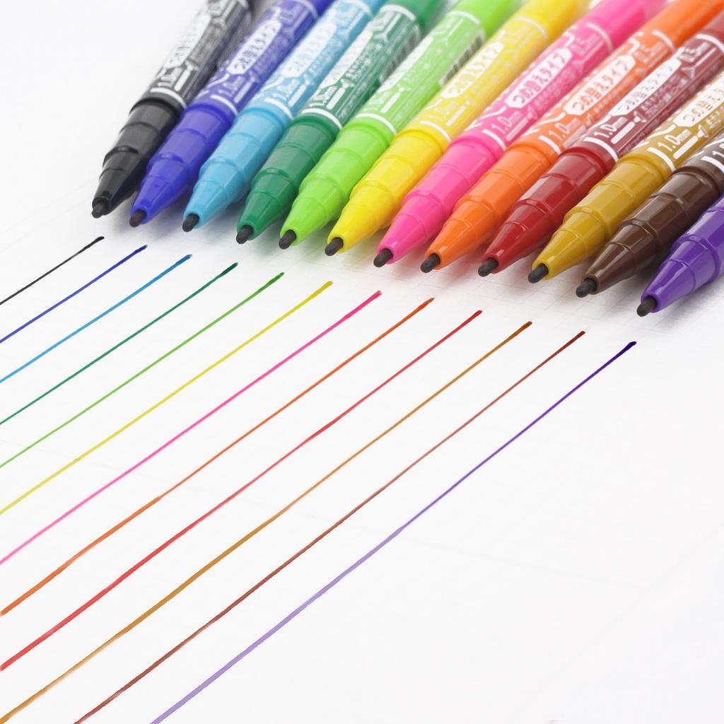 ZEBRA Maki Care Extra Fine Refill 12 Oil-Based Pen, Point, Type, Colors, YYTS5-12C