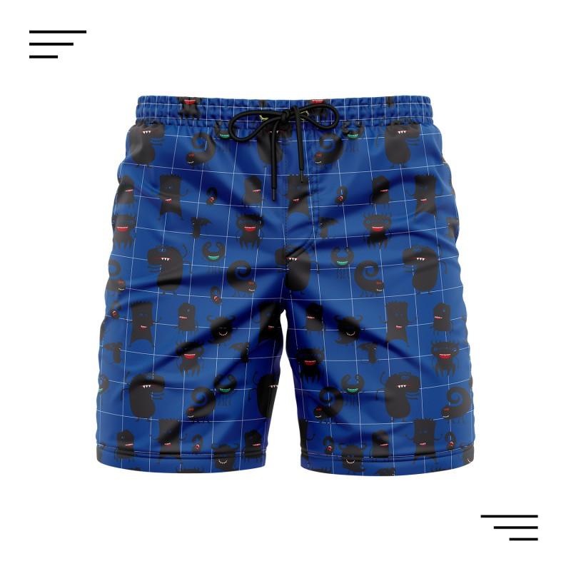 Mens Digital Print Beach Shorts Casual Quick-Dry Lightweight Sportswear Vacation Travel