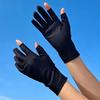Ice Silk Cooling Sun Protection Gloves for Cycling Sports UPF 50 Plus Ultra Thin Breathable Elastic Mittens for Men Women Summer 6