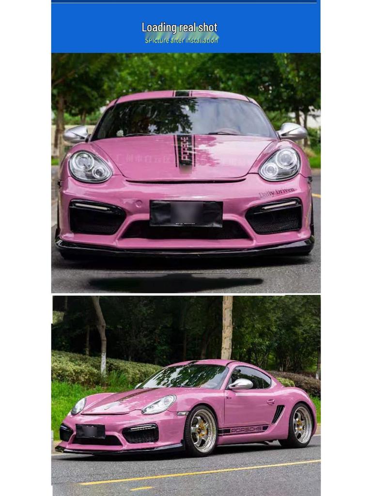 Compatible GT4-Style Front Bumper Upgrade for Porsche 987.2