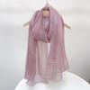 Double Silk Wool Scarf Spring And Autumn Thin Solid Color Mulberry Silk Shawl Women'S Silk Scarf