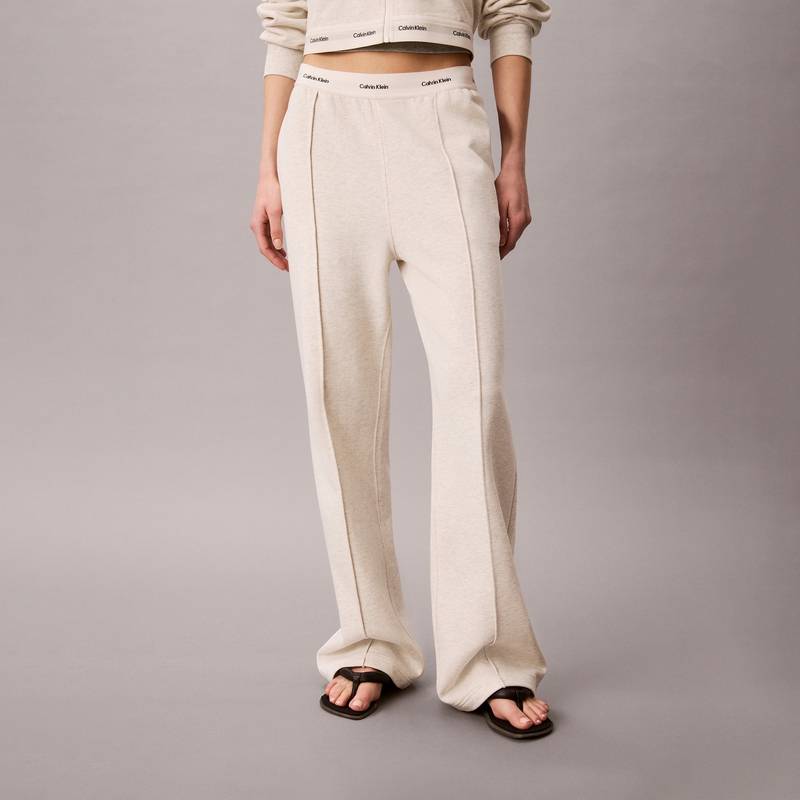 Calvin Klein Sporty Loose Fit Cotton Knit Wide Leg Pants Women bottoms 47G253G