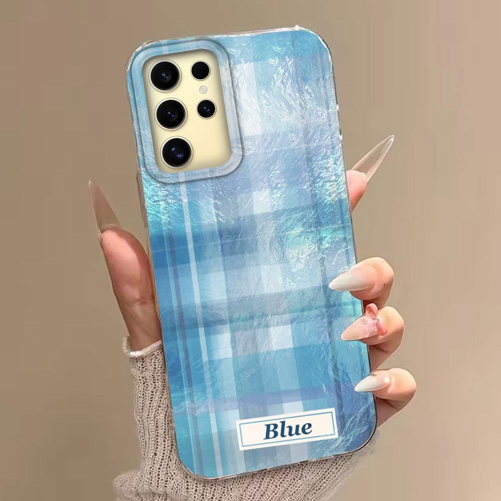 Růžové Proplétané Mřížkované Vzorované Vortexové Texturované Pouzdro na Telefon pro Samsung Galaxy S25 Edge S24 S23 S22 S21 S20 FE Plus Ultra tpu Kryt