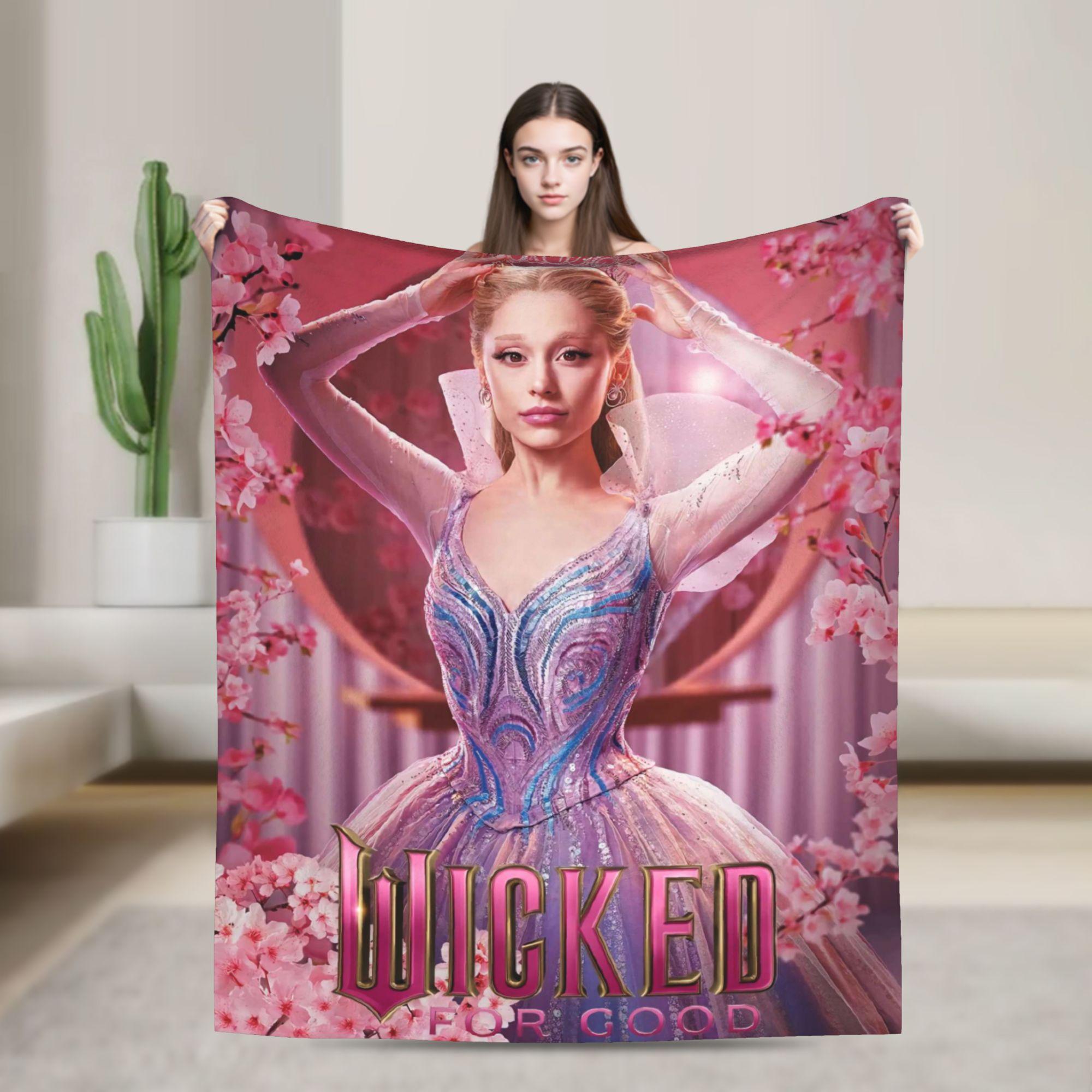 

Wicked For Good Fiyero 2025 Film Super Soft Blanket Kids Plush Bedding Throws Novelty Living Room Flannel Bedspread Bed Cover 75x100cm (30x40inch)