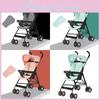 Stroller Ultra Kids Lightweight Foldable Convertible Seat One Button Rotation