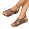 Fashion Ladies Shoes 2025 Summer Outdoor Casual Women's Sandals Open Toe Plus Size Daily Light Comfortable Beach Platform Wedge Sandals