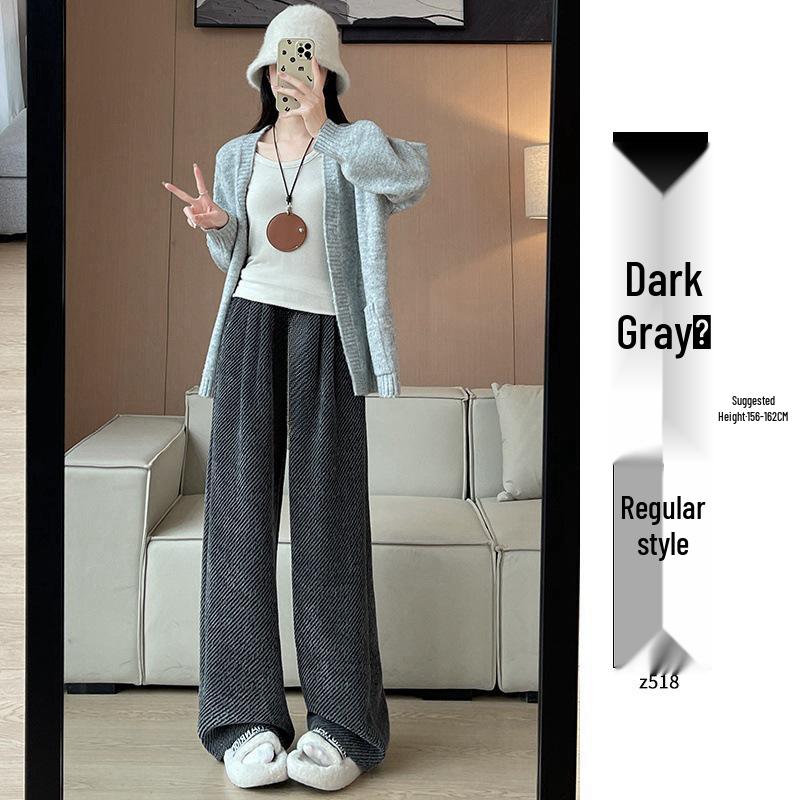 

Женские укороченные брюки с высокой посадкой из черного люрексового твила с бархатной подкладкой - Осень/Зима 2024, прилегающие брюки XL [120-135 lbs]